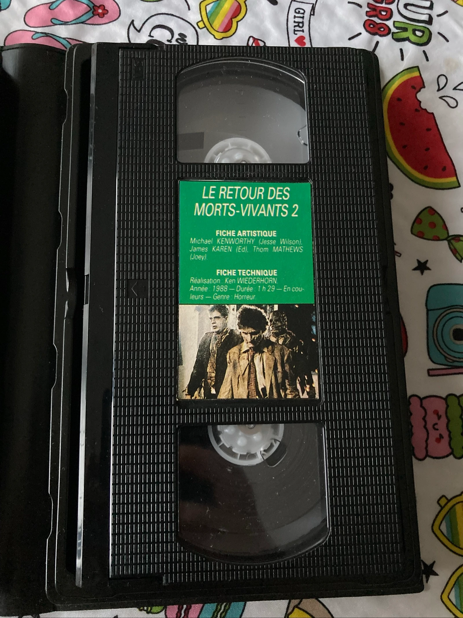 Cassette VHS The Return of the Living Dead 2 (read description) – photo 5
